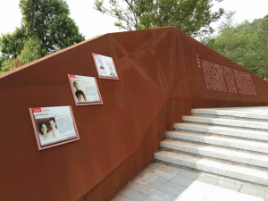 阳朔耐候钢挡土墙